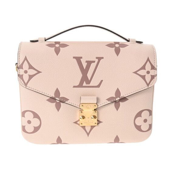 Louis Vuitton Monogram Emplant Pochette Metis MM Claim Bois De Rose - Picture 1 of 10